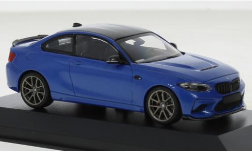 Miniature Bmw M2 1/43 Minichamps CS bleue 2020 Bmw M2 1/43 Minichamps CS bleue 2020 miniature