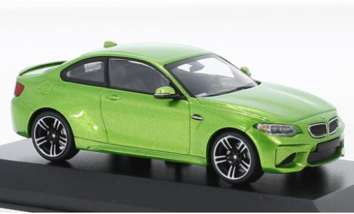 Miniature Bmw M2 1/43 Minichamps (F87) metallise vert 2016 Bmw M2 1/43 Minichamps (F87) metallise vert 2016 miniature