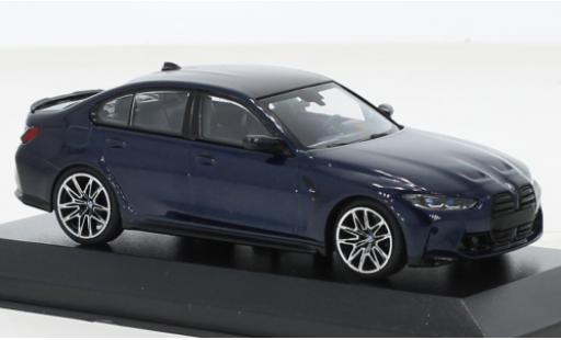 Miniature Bmw M3 1/43 Minichamps Competition (G80) metallise bleue 2020 Bmw M3 1/43 Minichamps Competition (G80) metallise bleue 2020 miniature