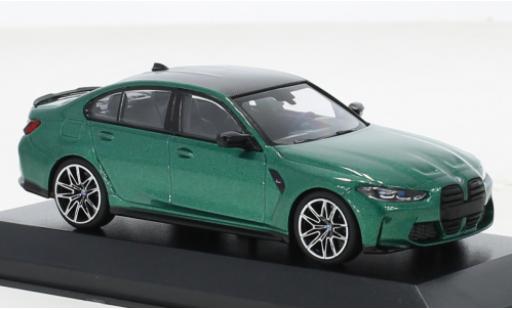 Miniature Bmw M3 1/43 Minichamps Competition (G80) metallise verte 2020 Bmw M3 1/43 Minichamps Competition (G80) metallise verte 2020 miniature