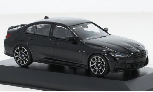 Miniature Bmw M3 1/43 Minichamps Competition (G80) noire 2020 Bmw M3 1/43 Minichamps Competition (G80) noire 2020 miniature