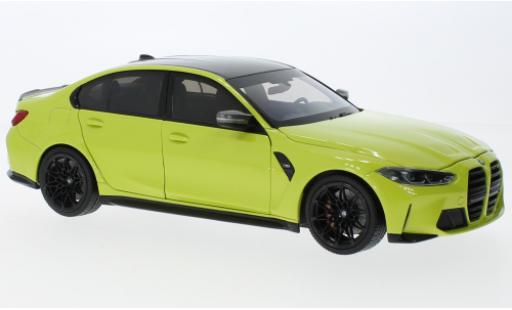 Miniature Bmw M3 1/18 Minichamps (G80) metallise jaune 2020 Bmw M3 1/18 Minichamps (G80) metallise jaune 2020 miniature