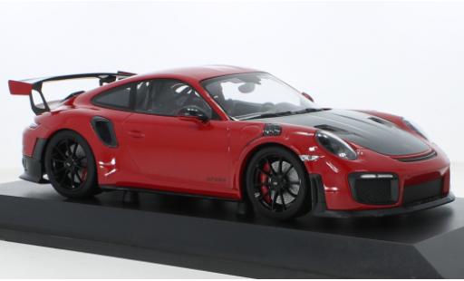 Miniature Porsche 991 GT2 RS 1/18 Minichamps 911 (.2) rouge 2018 Porsche 991 GT2 RS 1/18 Minichamps 911 (.2) rouge 2018 miniature