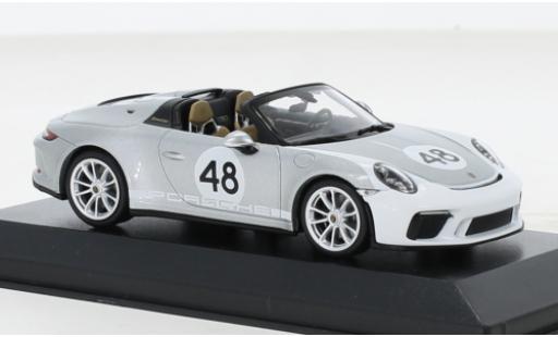 Miniature Porsche 992 Speedster 1/43 Minichamps 911 (991) grise 2019 Porsche 992 Speedster 1/43 Minichamps 911 (991) grise 2019 miniature