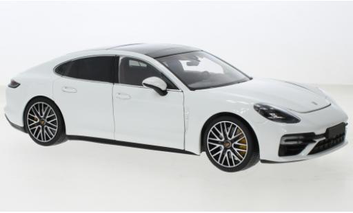 Miniature Porsche Panamera Turbo S 1/18 Minichamps metallise blanche 2020 Porsche Panamera Turbo S 1/18 Minichamps metallise blanche 2020 miniature