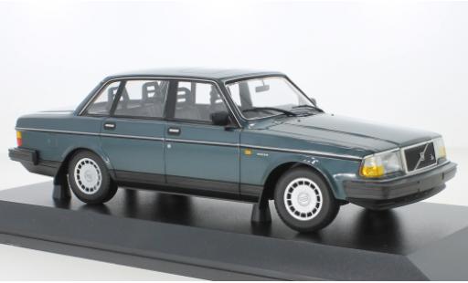 Miniature Volvo 240 1/18 Minichamps GL metallise turquoise 1986 Volvo 240 1/18 Minichamps GL metallise turquoise 1986 miniature