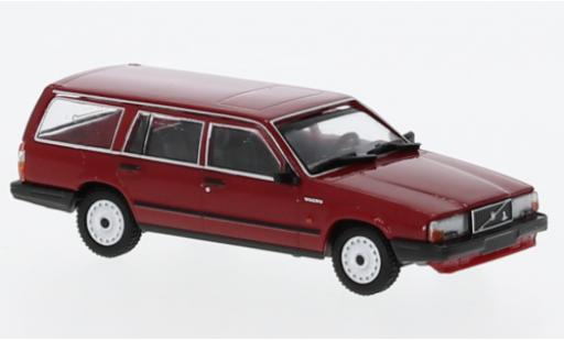 Miniature Volvo 740 1/87 Minichamps GL Break rouge 1986 Volvo 740 1/87 Minichamps GL Break rouge 1986 miniature