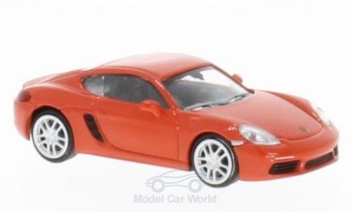Miniature Porsche Cayman 1/87 Minichamps 718 orange 2016 Porsche Cayman 1/87 Minichamps 718 orange 2016 miniature