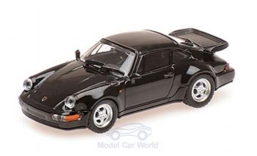 Miniature Porsche 964 Turbo 1/87 Minichamps 911 () Turbo noire 1990 Porsche 964 Turbo 1/87 Minichamps 911 () Turbo noire 1990 miniature