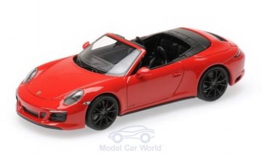 Miniature Porsche 991 GTS 1/43 Minichamps 911 (.2) Carrera 4 GTS Cabriolet rouge 2016 Porsche 991 GTS 1/43 Minichamps 911 (.2) Carrera 4 GTS Cabriolet rouge 2016 miniature