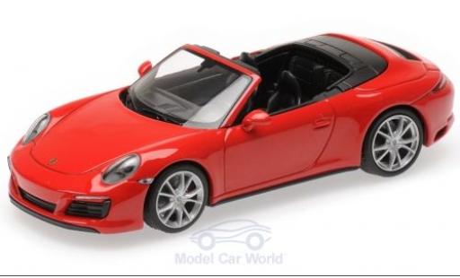 Miniature Porsche 991 4S 1/43 Minichamps 911 (.2) Carrera 4S Cabriolet rouge 2016 Porsche 991 4S 1/43 Minichamps 911 (.2) Carrera 4S Cabriolet rouge 2016 miniature