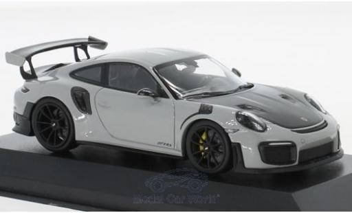 Miniature Porsche 991 GT2 RS 1/43 Minichamps 911 (.2) GT2 RS grise/noire 2018 Porsche 991 GT2 RS 1/43 Minichamps 911 (.2) GT2 RS grise/noire 2018 miniature