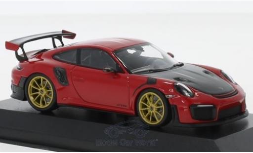Miniature Porsche 991 GT2 RS 1/43 Minichamps 911 (.2) GT2RS rouge 2018 Porsche 991 GT2 RS 1/43 Minichamps 911 (.2) GT2RS rouge 2018 miniature
