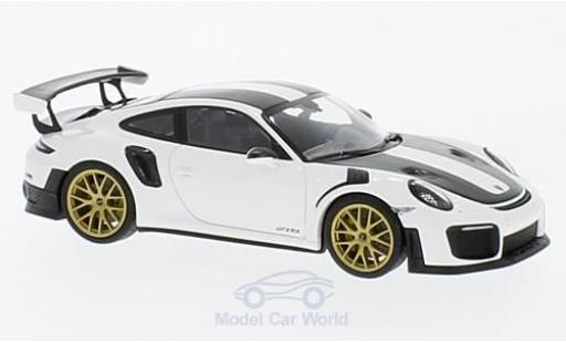 Miniature Porsche 991 GT2 RS 1/43 Minichamps 911 (.2) GT2RS blanche 2018 Weissach-Package Porsche 991 GT2 RS 1/43 Minichamps 911 (.2) GT2RS blanche 2018 Weissach-Package miniature