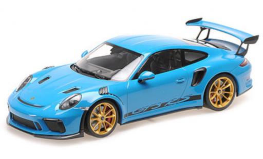 Miniature Porsche 992 GT3 R 1/18 Minichamps 911 (991.2) GT3 RS bleue 2019 mit Weissach Paket Porsche 992 GT3 R 1/18 Minichamps 911 (991.2) GT3 RS bleue 2019 mit Weissach Paket miniature