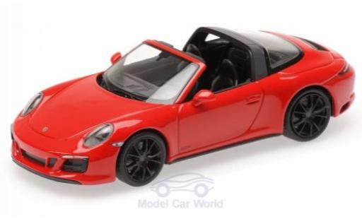 Miniature Porsche 991 Targa 1/43 Minichamps 911 (.2) Targa 4 GTS rouge 2016 Porsche 991 Targa 1/43 Minichamps 911 (.2) Targa 4 GTS rouge 2016 miniature