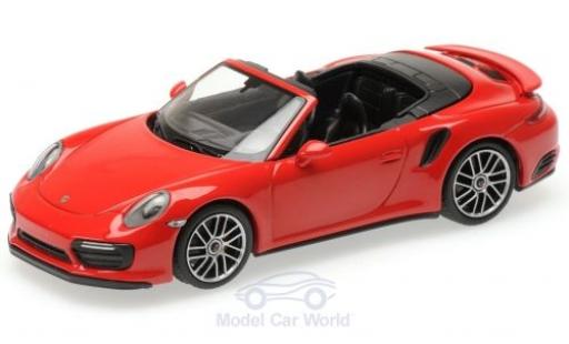 Miniature Porsche 991 Turbo S 1/43 Minichamps 911 (.2) Turbo S Cabriolet rouge 2016 Porsche 991 Turbo S 1/43 Minichamps 911 (.2) Turbo S Cabriolet rouge 2016 miniature