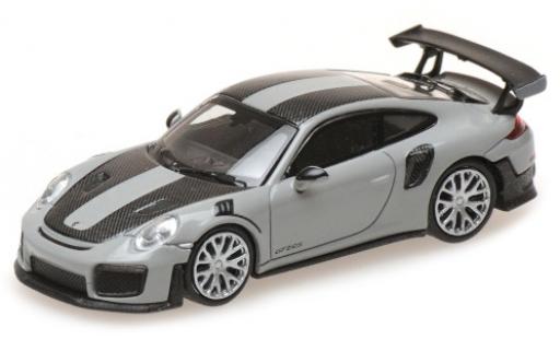 Miniature Porsche 991 GT2 RS 1/87 Minichamps 911 () GT2 RS grise 2018 avec Carbon-Streifen Porsche 991 GT2 RS 1/87 Minichamps 911 () GT2 RS grise 2018 avec Carbon-Streifen miniature