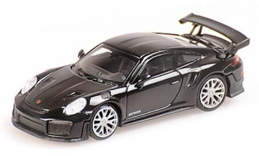 Miniature Porsche 991 GT2 RS 1/87 Minichamps 911 () GT2 RS noire 2018 mit Carbon-Streifen Porsche 991 GT2 RS 1/87 Minichamps 911 () GT2 RS noire 2018 mit Carbon-Streifen miniature