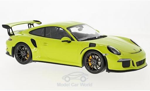 Miniature Porsche 991 GT3 RS 1/18 Minichamps 911 () GT3 RS verte 2015 Porsche 991 GT3 RS 1/18 Minichamps 911 () GT3 RS verte 2015 miniature
