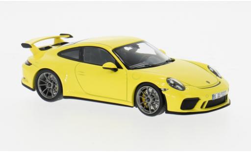 Miniature Porsche 991 GT3 1/43 Minichamps 911 (.II) jaune Sport Auto Collection 2017 1:43 Porsche 991 GT3 1/43 Minichamps 911 (.II) jaune Sport Auto Collection 2017 1:43 miniature