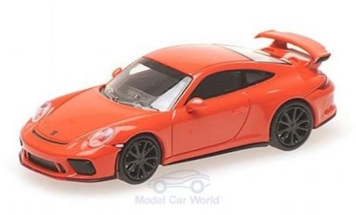 Miniature Porsche 991 GT3 1/87 Minichamps 911 ( II) GT3 orange 2017 Porsche 991 GT3 1/87 Minichamps 911 ( II) GT3 orange 2017 miniature
