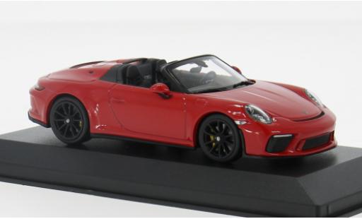 Miniature Porsche 992 Speedster 1/43 Minichamps 911 (991) rouge 2019 1:43 Porsche 992 Speedster 1/43 Minichamps 911 (991) rouge 2019 1:43 miniature