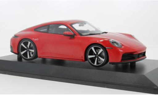 Miniature Porsche 992 1/18 Minichamps 911 (.2) Carrera Coupe rouge 2024 1:18 Porsche 992 1/18 Minichamps 911 (.2) Carrera Coupe rouge 2024 1:18 miniature