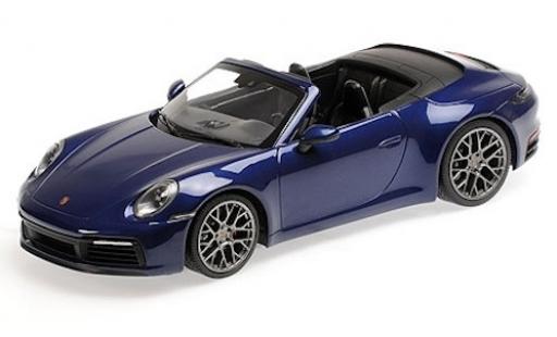 Miniature Porsche 992 4S 1/18 Minichamps 911 () Carrera 4S Cabriolet metallise bleue 2019 Porsche 992 4S 1/18 Minichamps 911 () Carrera 4S Cabriolet metallise bleue 2019 miniature