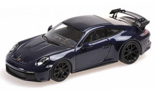 Miniature Porsche 992 GT3 1/43 Minichamps 911 () GT3 metallise bleue 2020 Porsche 992 GT3 1/43 Minichamps 911 () GT3 metallise bleue 2020 miniature