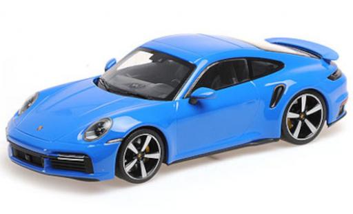 Miniature Porsche 992 Turbo s 1/18 Minichamps 911 () Turbo S bleue 2021 Porsche 992 Turbo s 1/18 Minichamps 911 () Turbo S bleue 2021 miniature