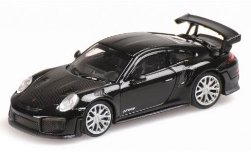 Miniature Porsche 991 GT2 RS 1/87 Minichamps 911 GT2 RS noire 2018 avec Carbon-Capot Porsche 991 GT2 RS 1/87 Minichamps 911 GT2 RS noire 2018 avec Carbon-Capot miniature