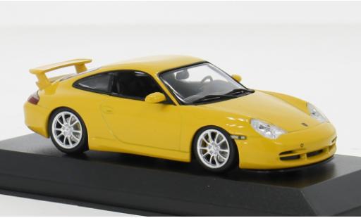Miniature Porsche 996 GT3 1/43 Minichamps 911 jaune 2003 1:43 Porsche 996 GT3 1/43 Minichamps 911 jaune 2003 1:43 miniature