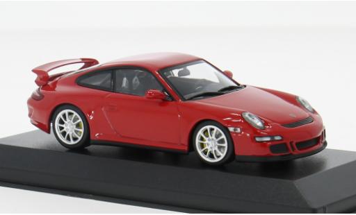 Miniature Porsche 997 GT3 1/43 Minichamps 911 rouge 2006 1:43 Porsche 997 GT3 1/43 Minichamps 911 rouge 2006 1:43 miniature