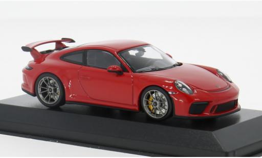 Miniature Porsche 991 GT3 1/43 Minichamps 911 rouge 2017 1:43 Porsche 991 GT3 1/43 Minichamps 911 rouge 2017 1:43 miniature