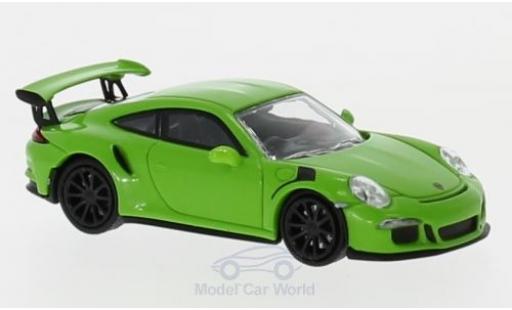 Miniature Porsche 991 GT3 RS 1/87 Minichamps 911 GT3 RS verte 2015 Porsche 991 GT3 RS 1/87 Minichamps 911 GT3 RS verte 2015 miniature