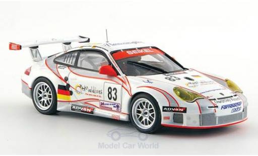 Miniature Porsche 997 GT3 RSR 1/43 Minichamps 911 GT3 RSR No.83 Seikel Motorsport 24h Le Mans 2006 L.E.Nielsen/P.Ehret/D.Farnbacher Porsche 997 GT3 RSR 1/43 Minichamps 911 GT3 RSR No.83 Seikel Motorsport 24h Le Mans 2006 L.E.Nielsen/P.Ehret/D.Farnbacher miniature