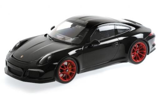 Miniature Porsche 991 R 1/12 Minichamps 911 R noire 2016 rouge jantes Porsche 991 R 1/12 Minichamps 911 R noire 2016 rouge jantes miniature