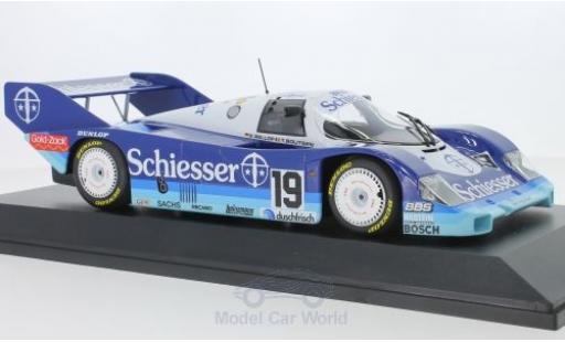 Miniature Porsche 956 1985 1/18 Minichamps K No.19 Brun Racing Schiesser 1000 Km Hockenheim 1985 S.Bellof/T.Boutsen Porsche 956 1985 1/18 Minichamps K No.19 Brun Racing Schiesser 1000 Km Hockenheim 1985 S.Bellof/T.Boutsen miniature