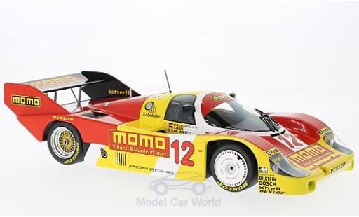 Miniature Porsche 956 1983 1/18 Minichamps K No.12 Dieter Schornstein Racing Team Momo 1000 km Mugello 1983 V.Merl/G.Moretti/D.Schornstein Porsche 956 1983 1/18 Minichamps K No.12 Dieter Schornstein Racing Team Momo 1000 km Mugello 1983 V.Merl/G.Moretti/D.Schornstein miniature