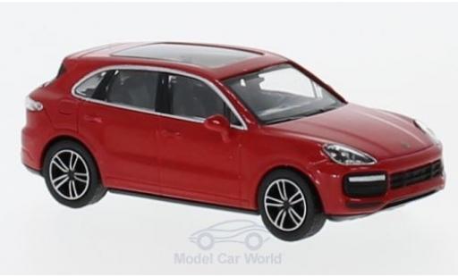 Miniature Porsche Cayenne Turbo 1/87 Minichamps Turbo rouge 2017 Porsche Cayenne Turbo 1/87 Minichamps Turbo rouge 2017 miniature