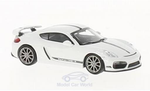 Miniature Porsche Cayman GT4 1/87 Minichamps GT4 blanche 2016 Porsche Cayman GT4 1/87 Minichamps GT4 blanche 2016 miniature