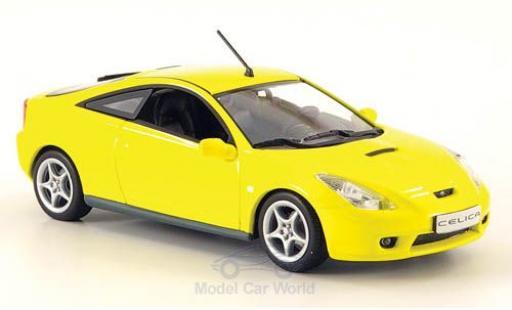 Miniature Toyota Celica 1/43 Minichamps (T23) jaune 2000 Toyota Celica 1/43 Minichamps (T23) jaune 2000 miniature