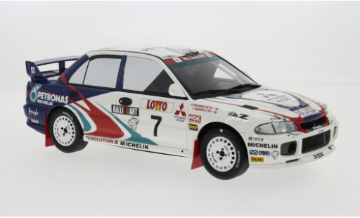 Miniature Mitsubishi Lancer 1/18 Ottomobile Evo III #7 1:18 Mitsubishi Lancer 1/18 Ottomobile Evo III #7 1:18 miniature