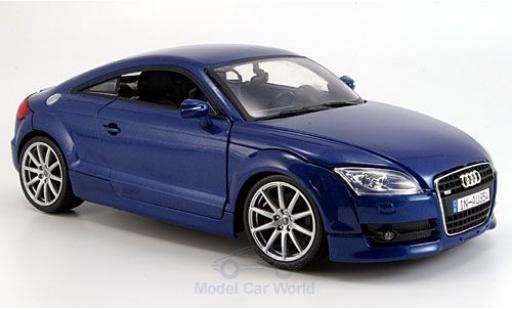 Miniature Audi TT 1/18 Motormax Coupe bleue 2007 Audi TT 1/18 Motormax Coupe bleue 2007 miniature