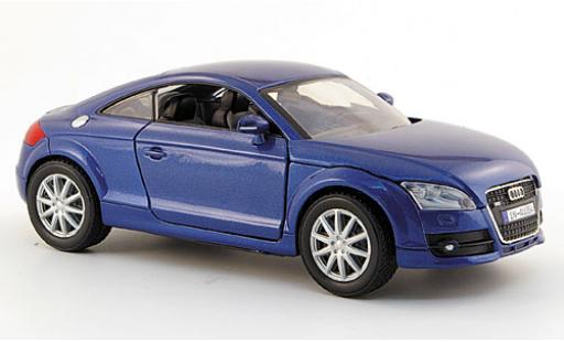 Miniature Audi TT 1/24 Motormax Coupe metallise bleue 2006 Audi TT 1/24 Motormax Coupe metallise bleue 2006 miniature