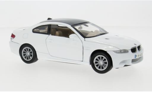 Miniature Bmw M3 1/24 Motormax (E92M) blanche/carbon 1:24 Bmw M3 1/24 Motormax (E92M) blanche/carbon 1:24 miniature