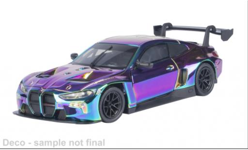 Miniature Bmw M4 1/24 Motormax GT3 violette/bleue 1:24 Bmw M4 1/24 Motormax GT3 violette/bleue 1:24 miniature