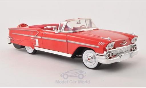Miniature Chevrolet Impala 1/18 Motormax Cabriolet rouge 1958 Chevrolet Impala 1/18 Motormax Cabriolet rouge 1958 miniature
