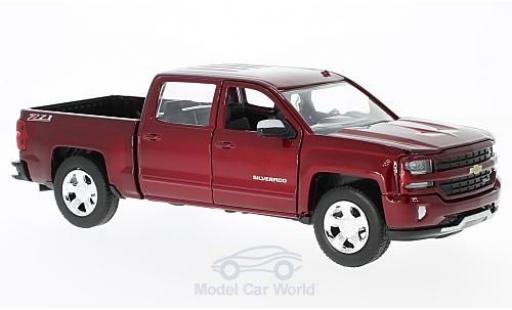 Miniature Chevrolet Silverado 1/27 Motormax 1500 LT - Z71 metallise rouge 2017 Maßstab:1:27 Doppelkabine mit kurzer Ladefläche Chevrolet Silverado 1/27 Motormax 1500 LT - Z71 metallise rouge 2017 Maßstab:1:27 Doppelkabine mit kurzer Ladefläche miniature